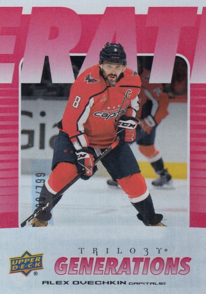 insert karta ALEX OVECHKIN 23-24 Trilogy Generations Red /799